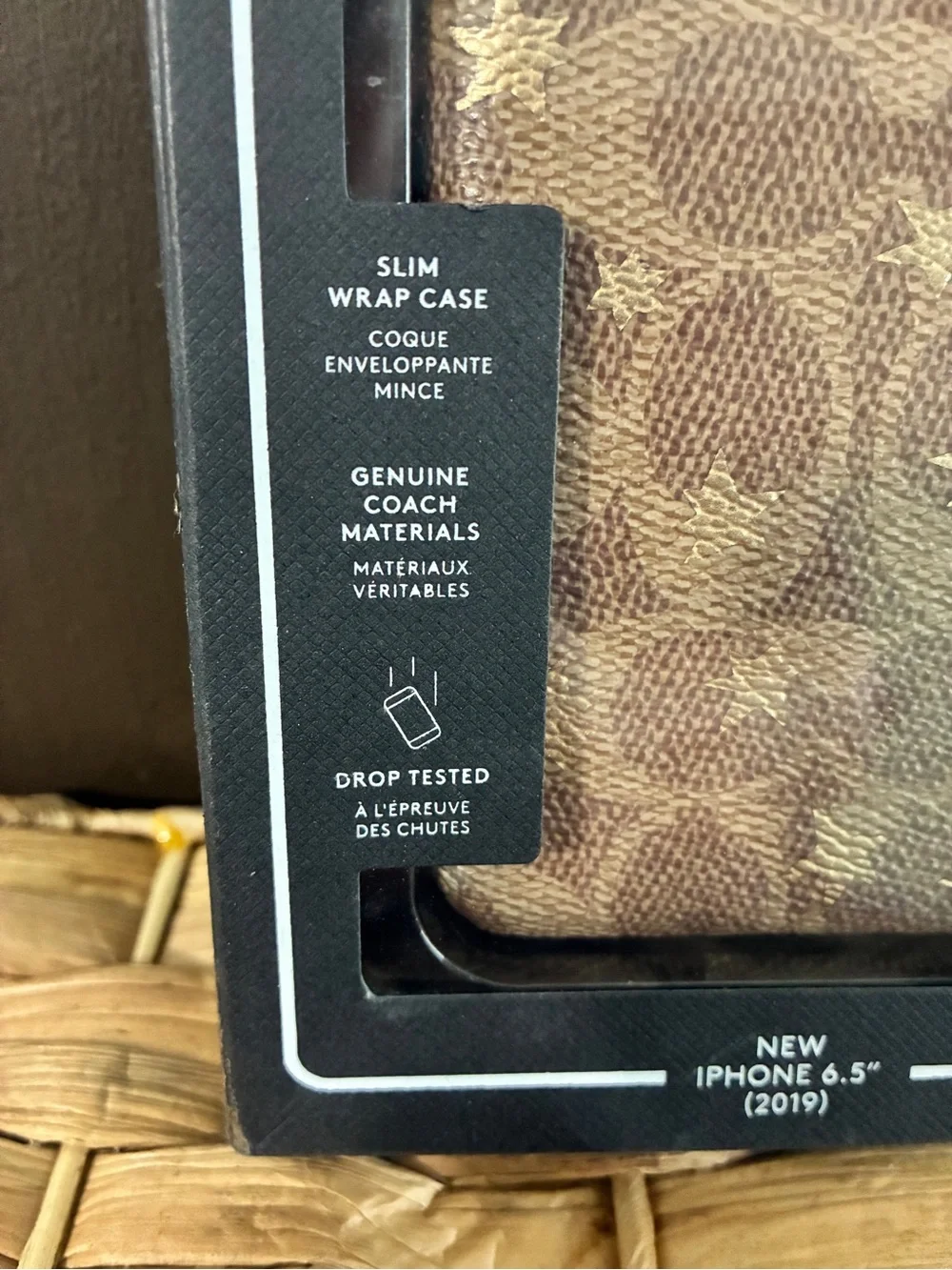 Coach Signature C Gold Stars iPhone 11 Pro Max Case NIB